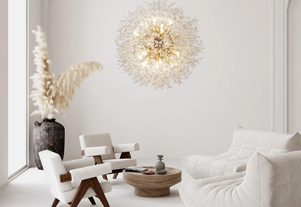 large crystal chandelier